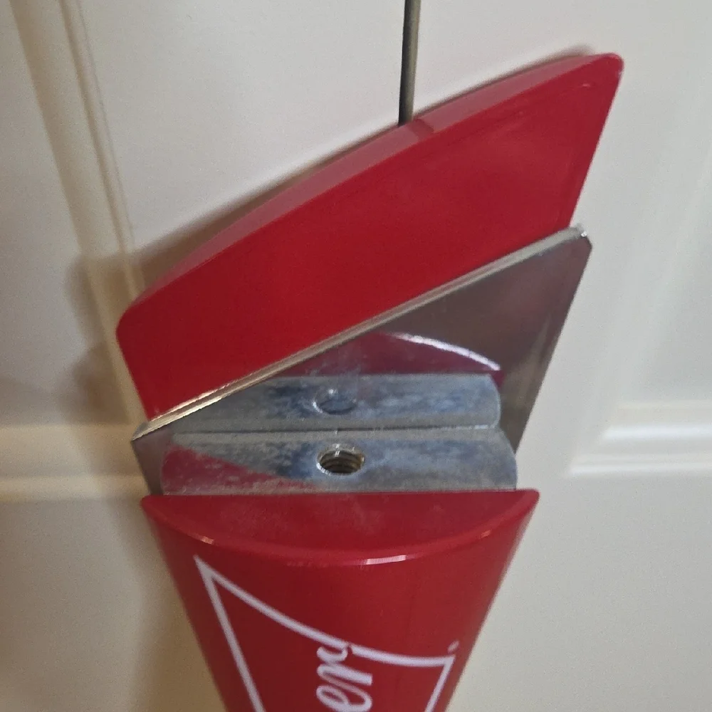 Budweiser Red and Silver Tap Handle